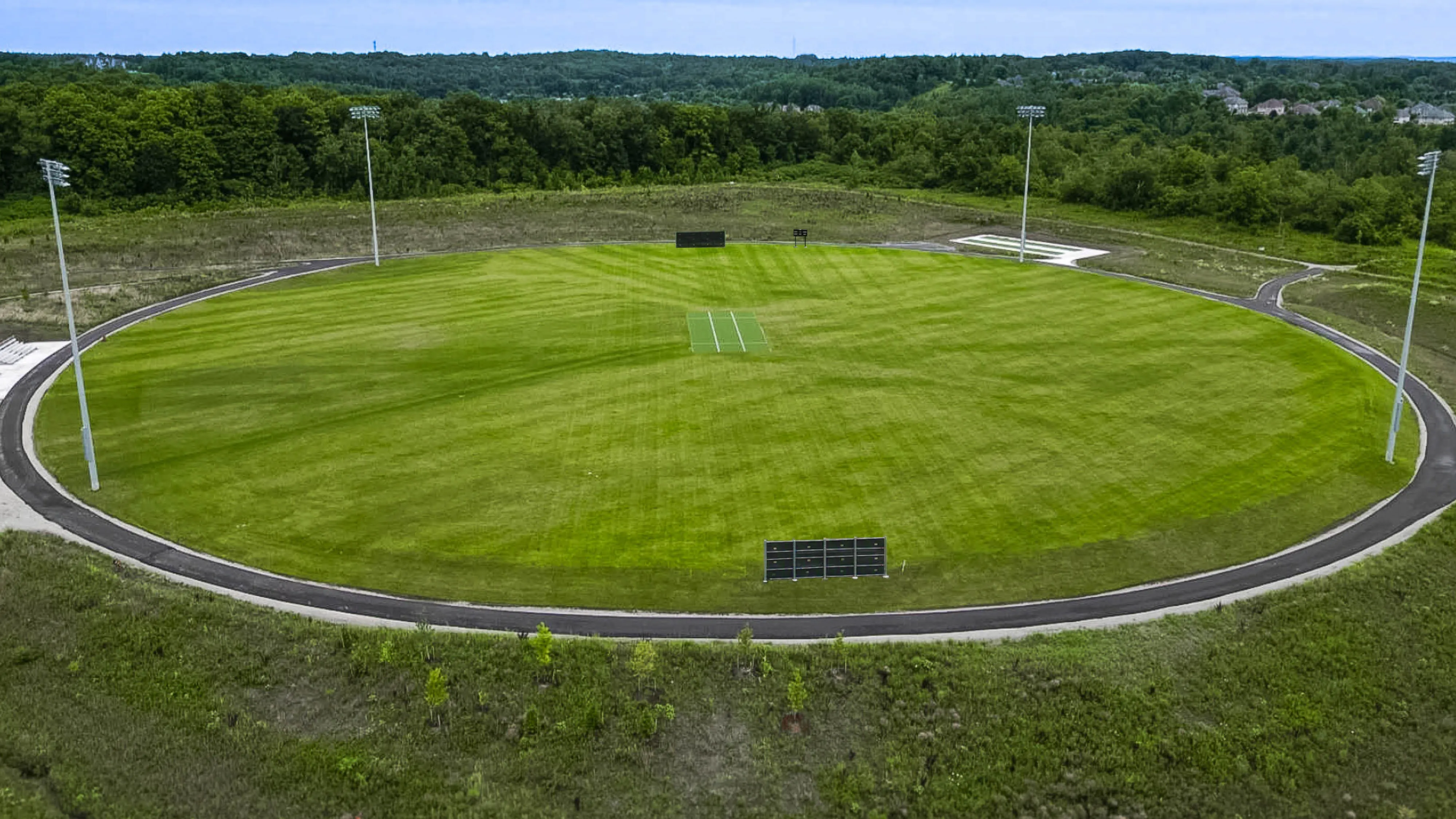 Cricket field at NMRP