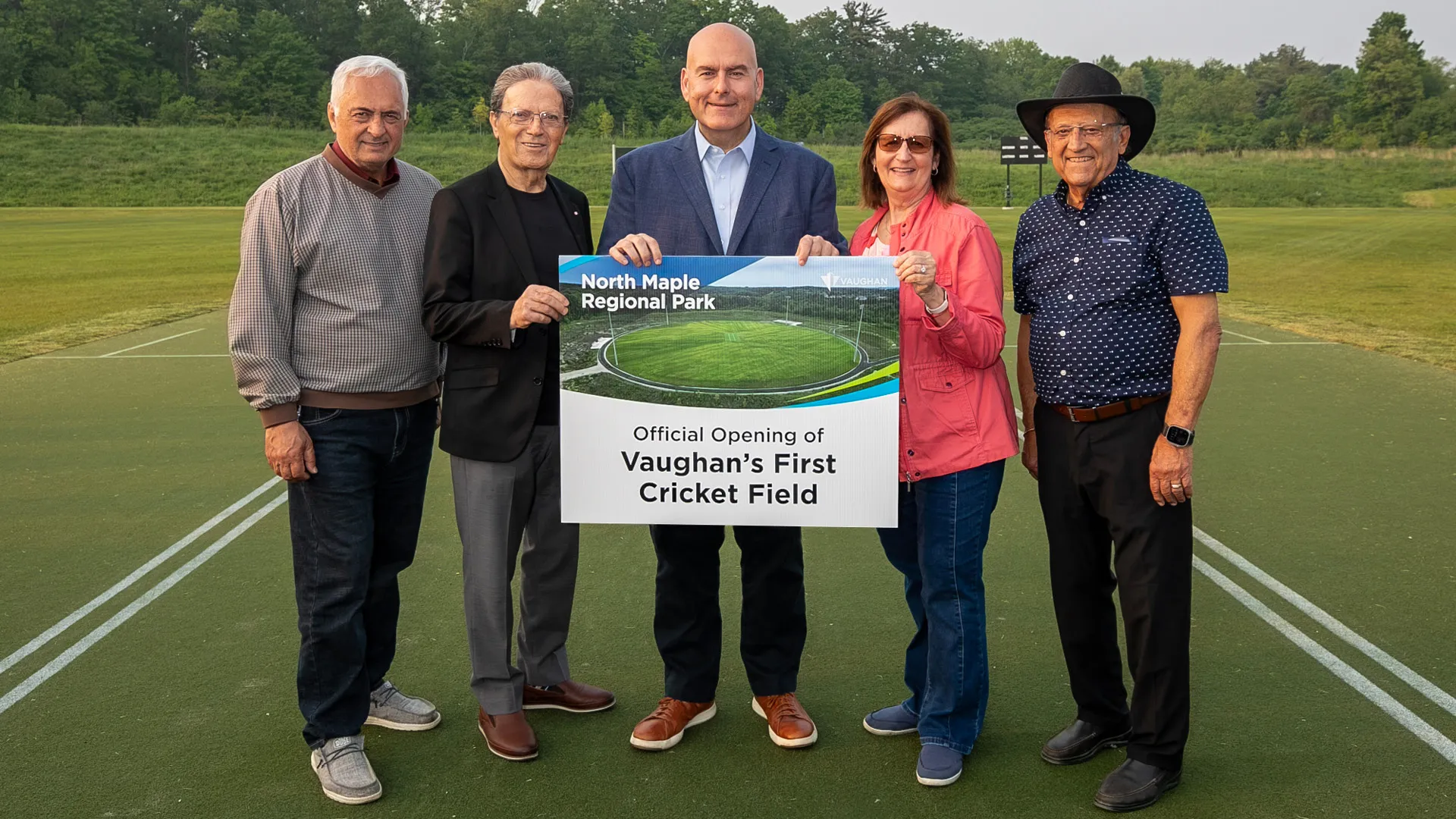 Mayor and Council at NMRP Cricket Field