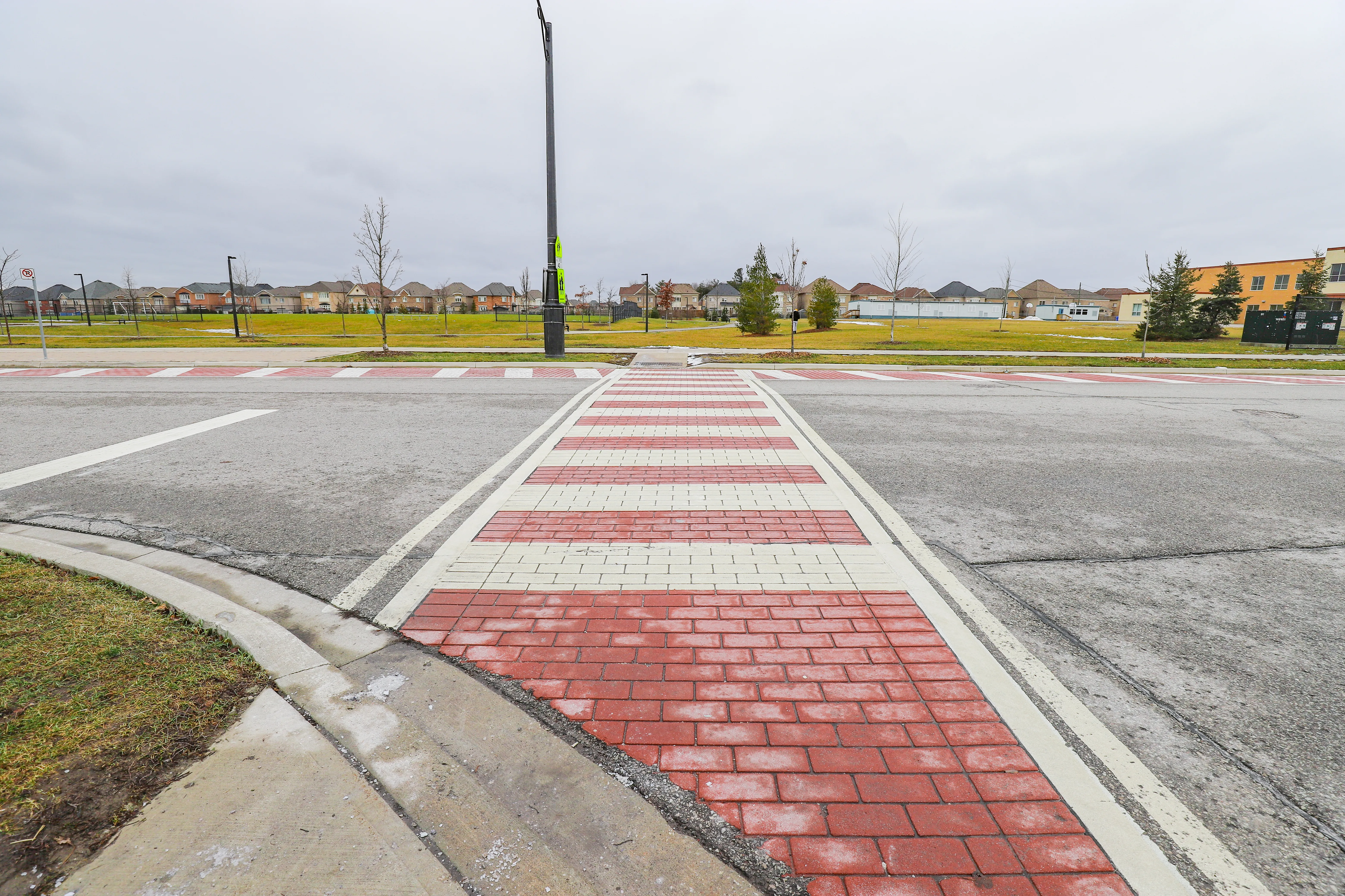 Textured crosswalk