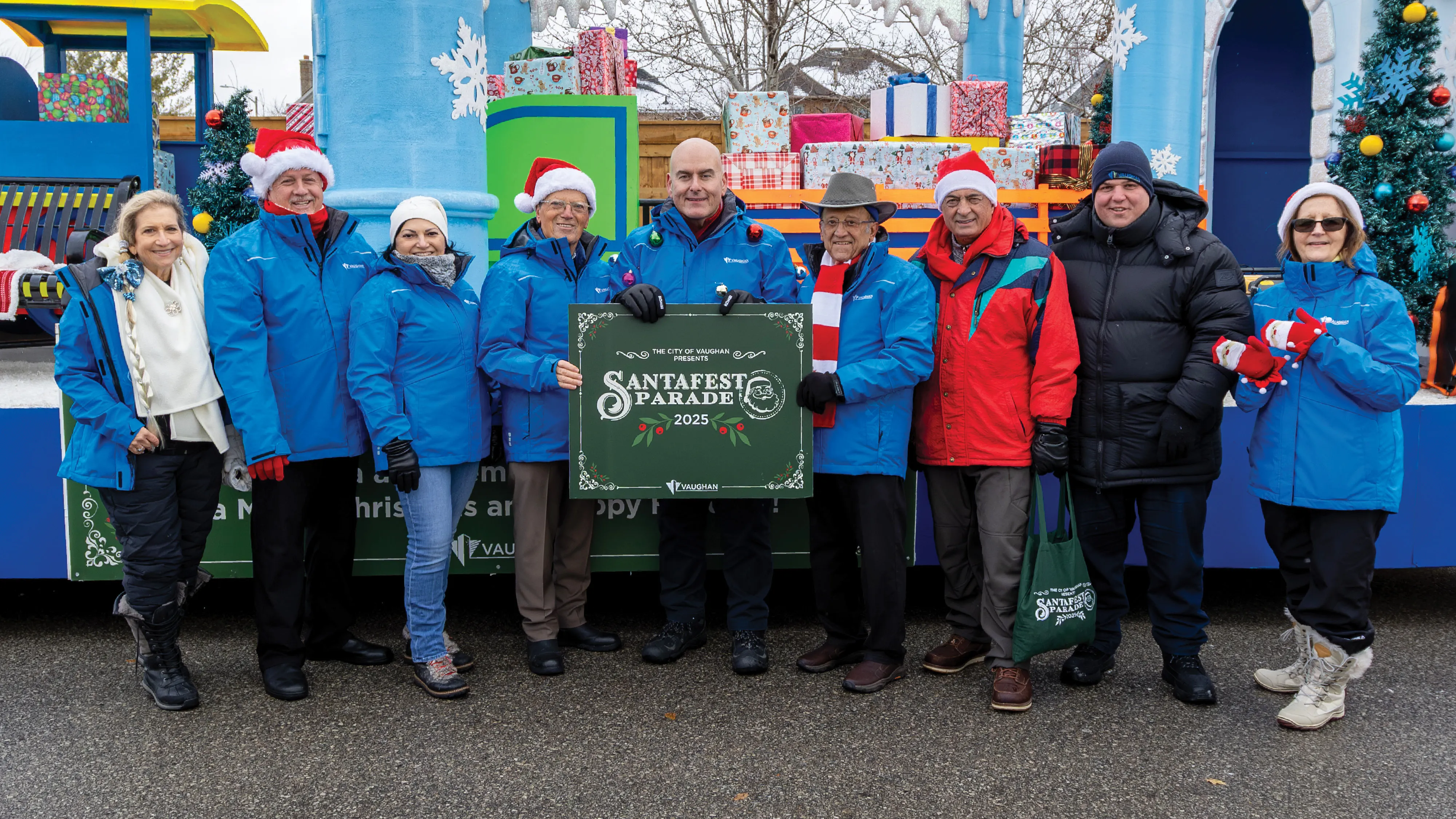 Christmas spirit was spread throughout the community at Vaughan’s Santafest Parade!